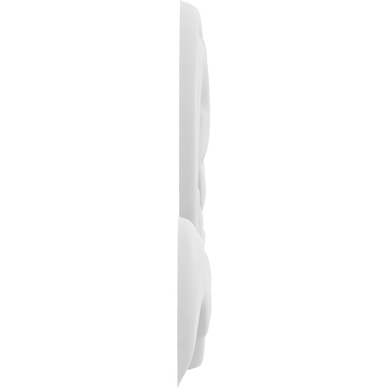 Rosette cheviot, H 7,5 po x l 10 po x P 0,63 po