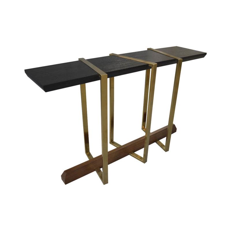 Aliyah-May 115cm Solid Wood Top Console Table