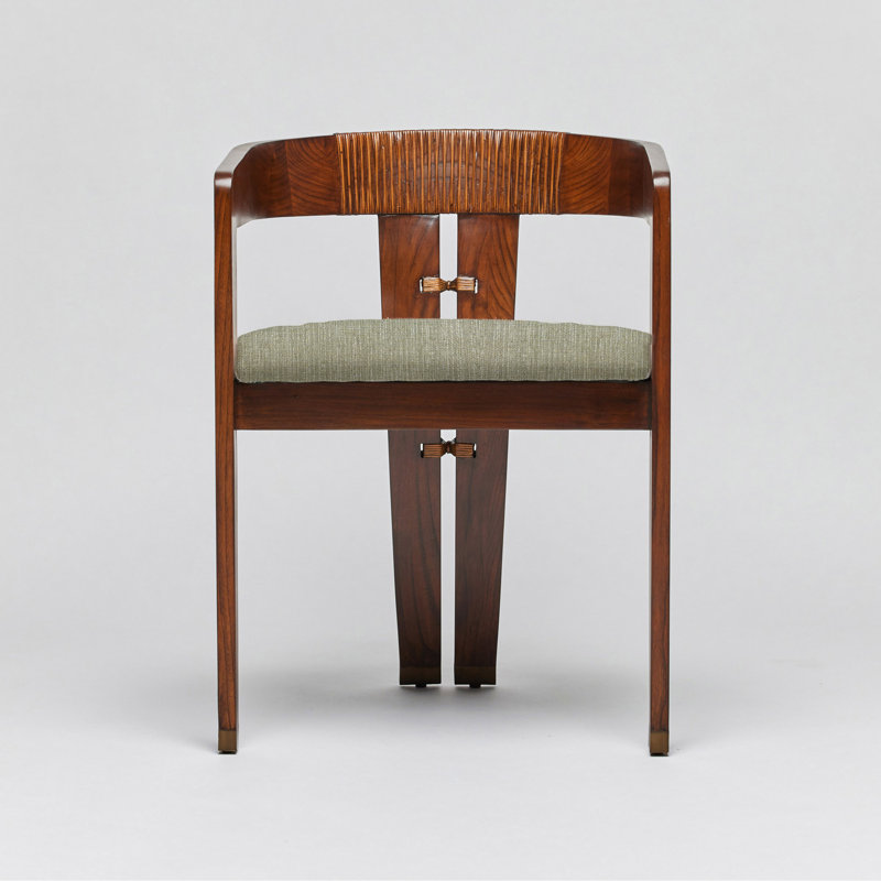 Fauteuil Maryl III, Châtaigne, Mousse de tweed