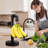 Banana Holder Stand with Wooden Base