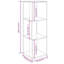 Grandos 100cm H x 33cm W Corner Bookcase-1752905713