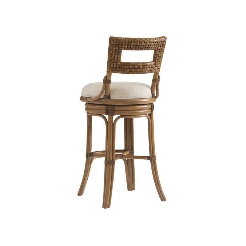 Bay Harbour Swivel Stool, Bar Stool (30" Seat Height), White