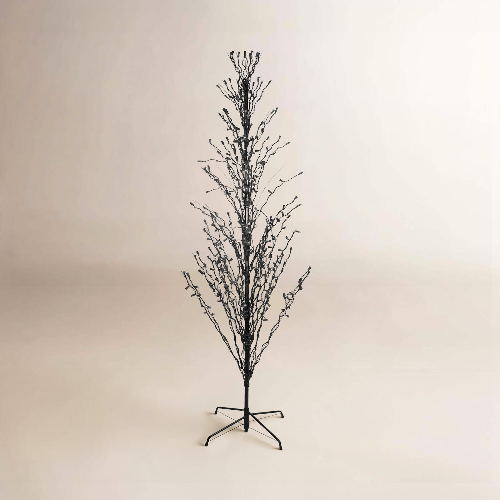 Lighted Halloween Twig Tree, 108 in x 46 in
