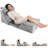 Alwyn Home 7pcs Bed Wedge Pillow Set Adjustable Back Neck Leg Support Memory Foam Grey
