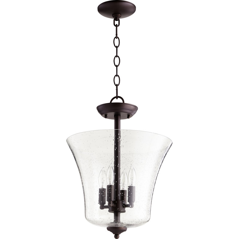 Monteiro 4 - Light Unique/Statement Pendant, Oiled Bronze