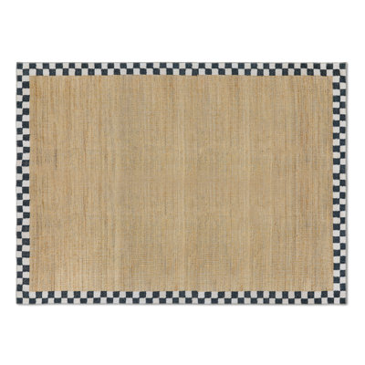 Naturals Check Washable Rug