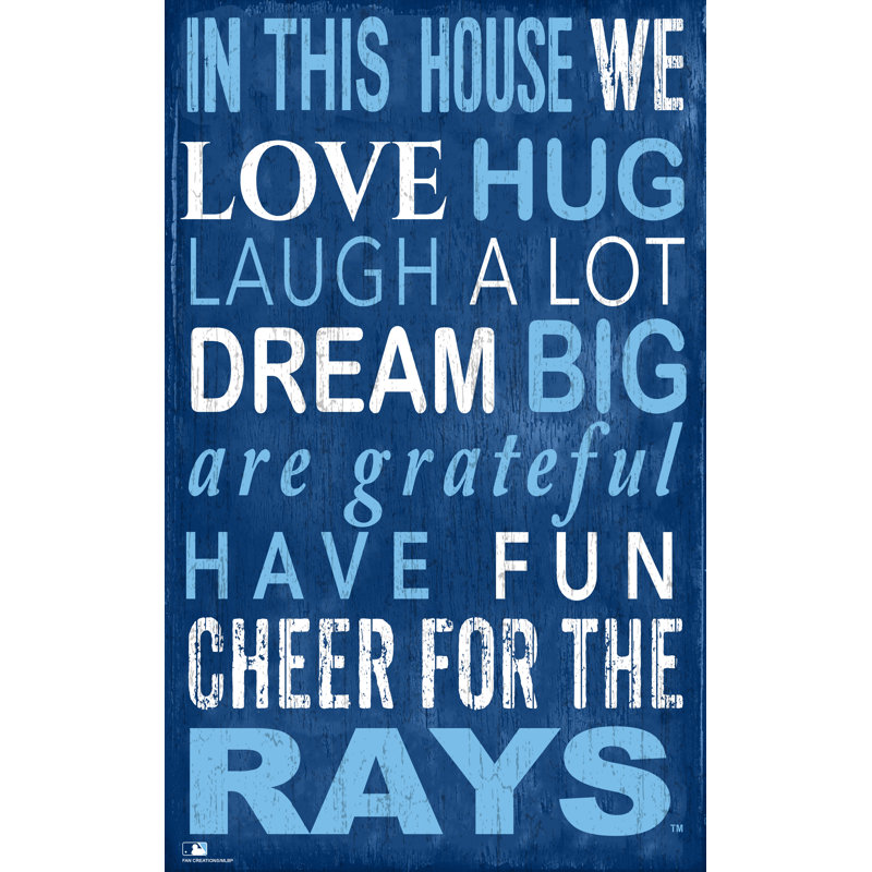 « mlb team », art textuel, Rays de Tampa Bay