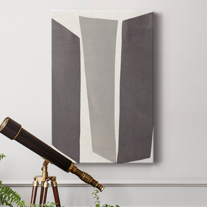 - Toile tendue avec châssis Colorblock Artifact II - prêt à accrocher, H 36 po x l 24 po x P 1 po