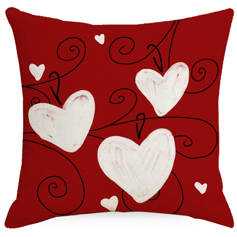 Housse de coussin pour la Saint-Valentin