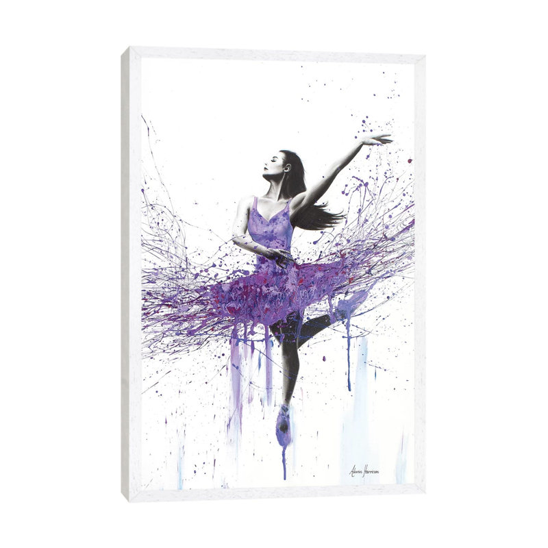 You Bought Blueberries by Ashvin Harrison - Print on Canvas, 101.6 cm H x 66.04 cm W, White Framed