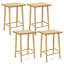 Ensemble de 2 tabourets de bar 25,5 pouces avec repose-pieds