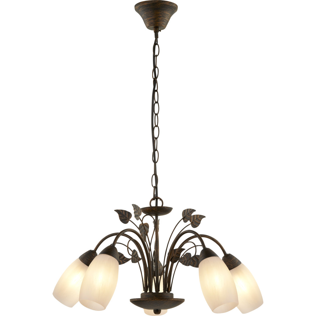 Aareona 5 - Light Antique Bronze Geometric Pendant