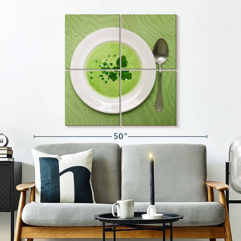Soupe aux pois verts Yarlin, H 32 po x l 32 po