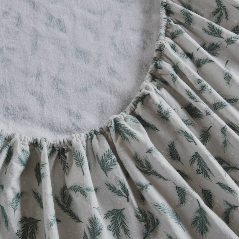 Ensemble de draps 4 pièces 100% coton avec drap-housse, drap plat et 2 taies d'oreiller 4 pièces