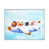 Cadre flottant blanc