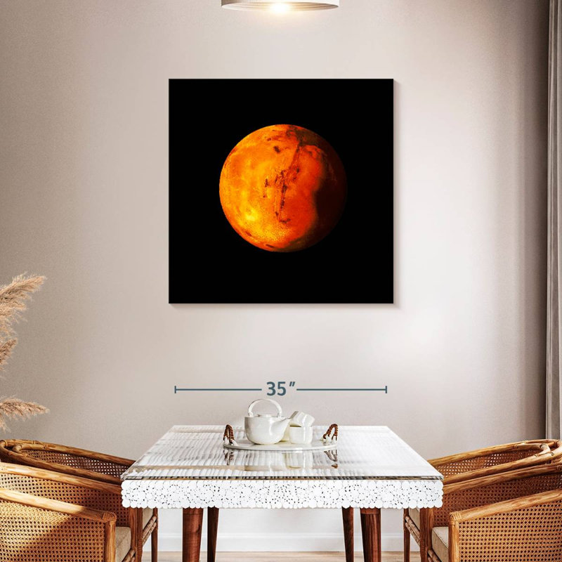 Oberle Mars Planet, 36'' H x 36'' W