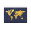 Gold Foil On Denim by Michael Tompsett - Print on Canvas-50002333-101410369