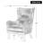 Gunner Hi-Back Upholstered Accent Chair With Ottoman-401455505-401455504