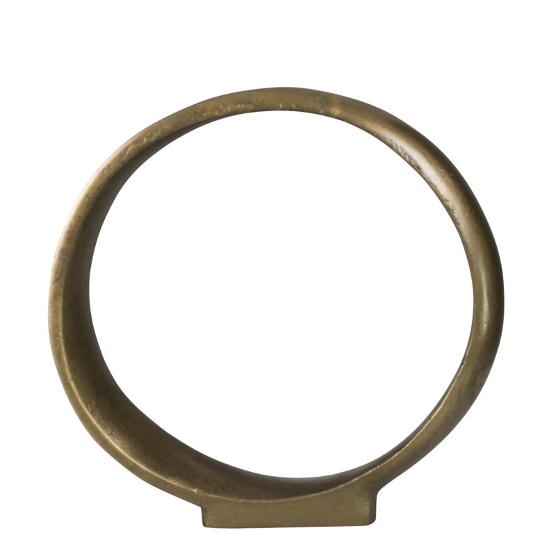 Circle Sculpture, Brass - Sm
