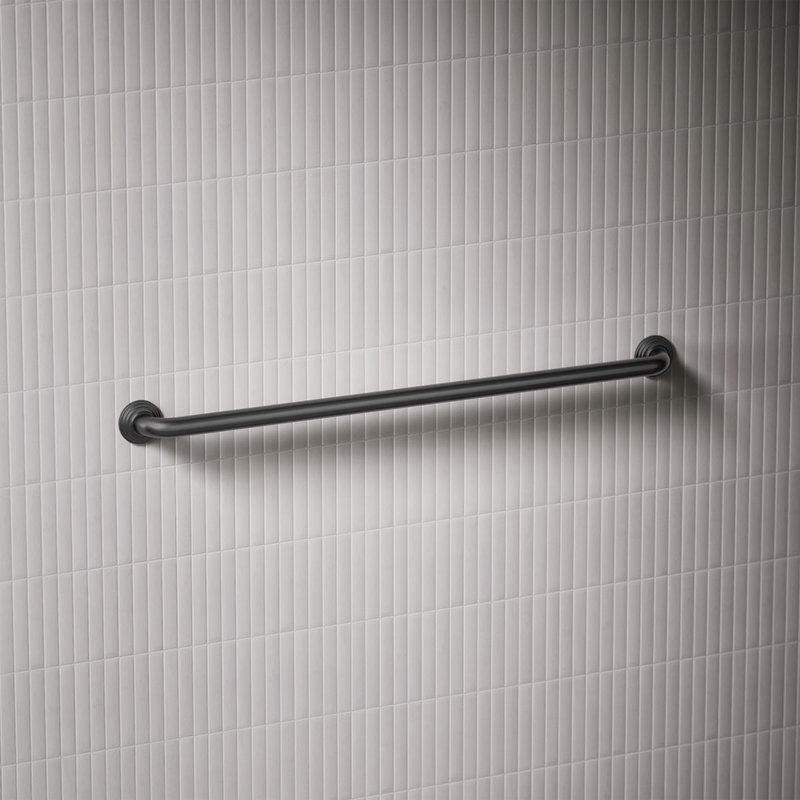 Traditional Grab Bar, 36"W, Matte Black