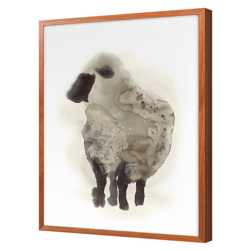 So Fluffy 3 Print by Ngo, PC, 26" H x 20" W, Walnut Framed
