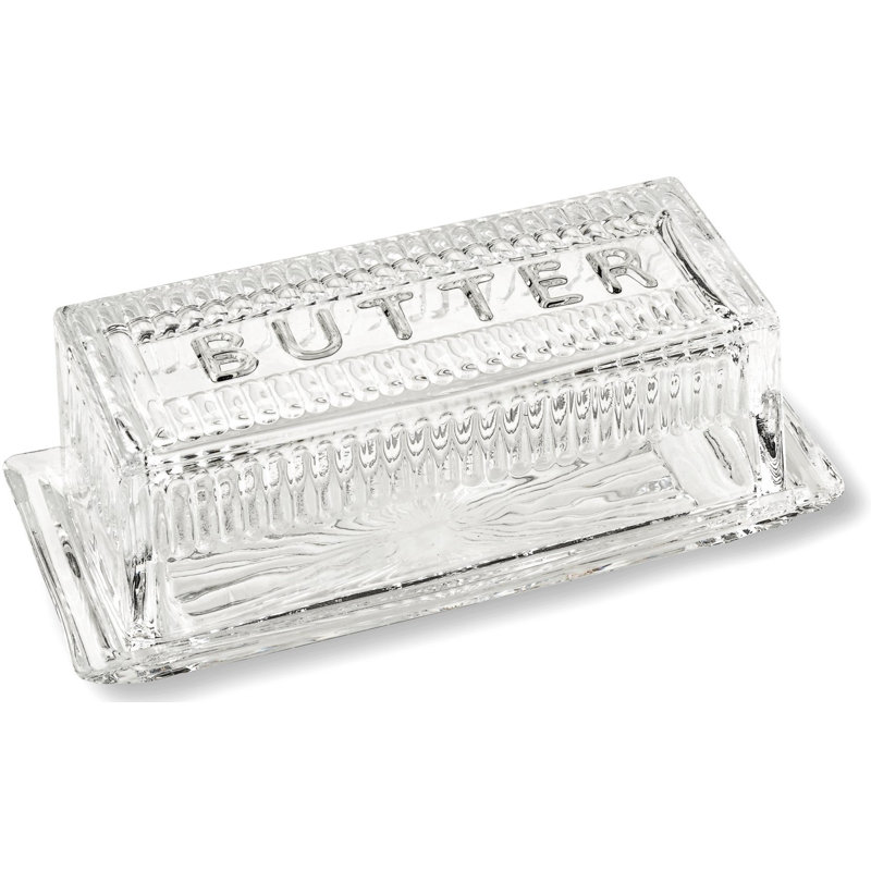 Canora Grey Barringer Crystal Butter Dish