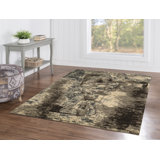 Baylen Abstract Gray/Beige Area Rug