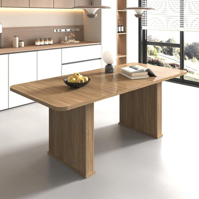 Grande table de salle à manger extensible 78,74 "pour 6 8 10