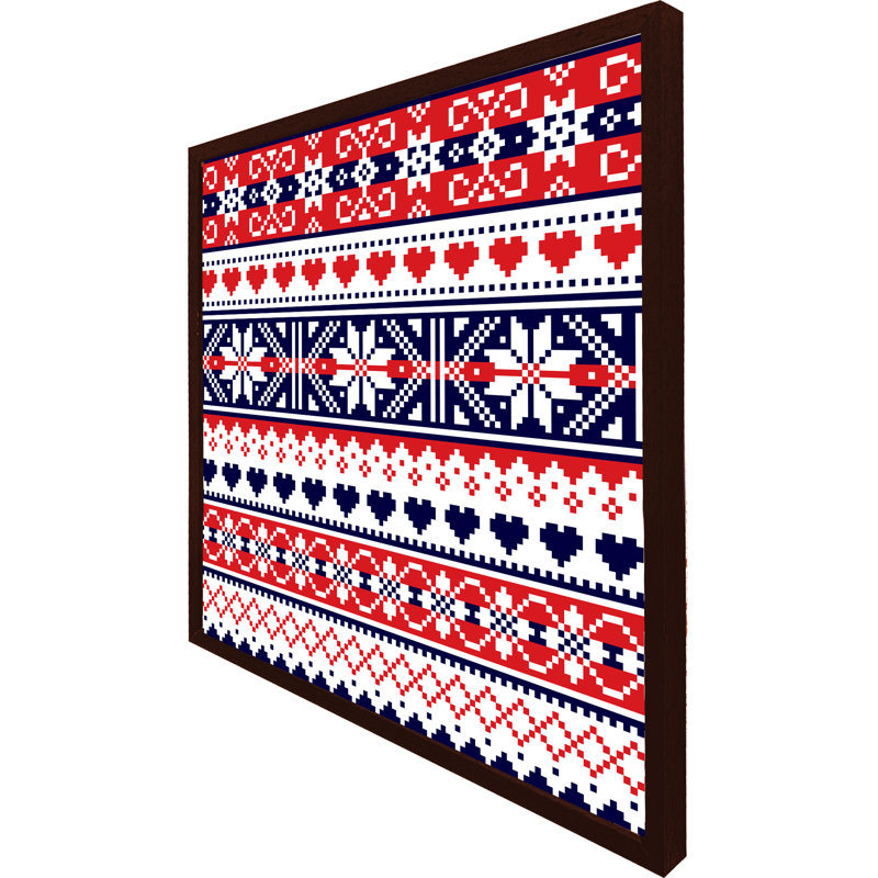 Rithland Scottish Fair Single Picture Frame Wall Art, 41cm H x 41cm W x 4cm D, Brown