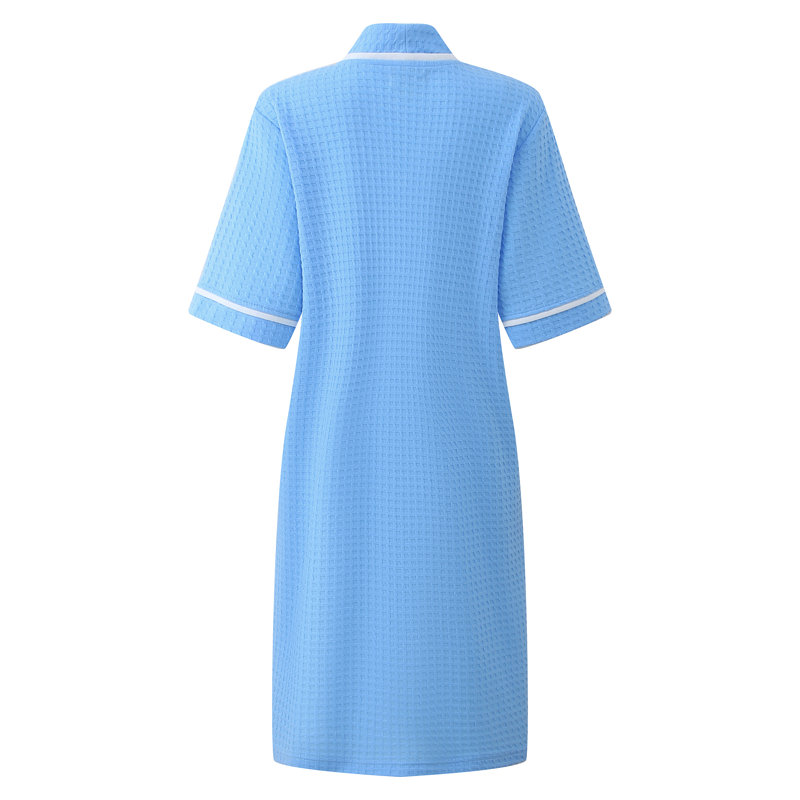 Peignoir mi-mollet avec poches Kendric, Bleu, L