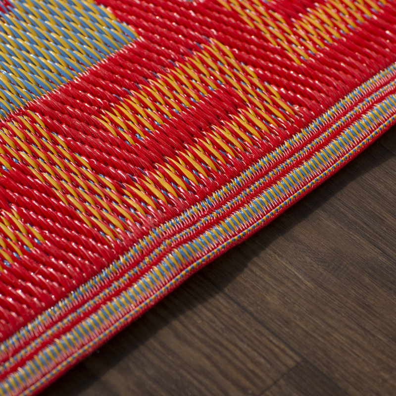 Aberdeen Geometric Indoor / Outdoor Area Rug, Rectangle 90 x 150cm