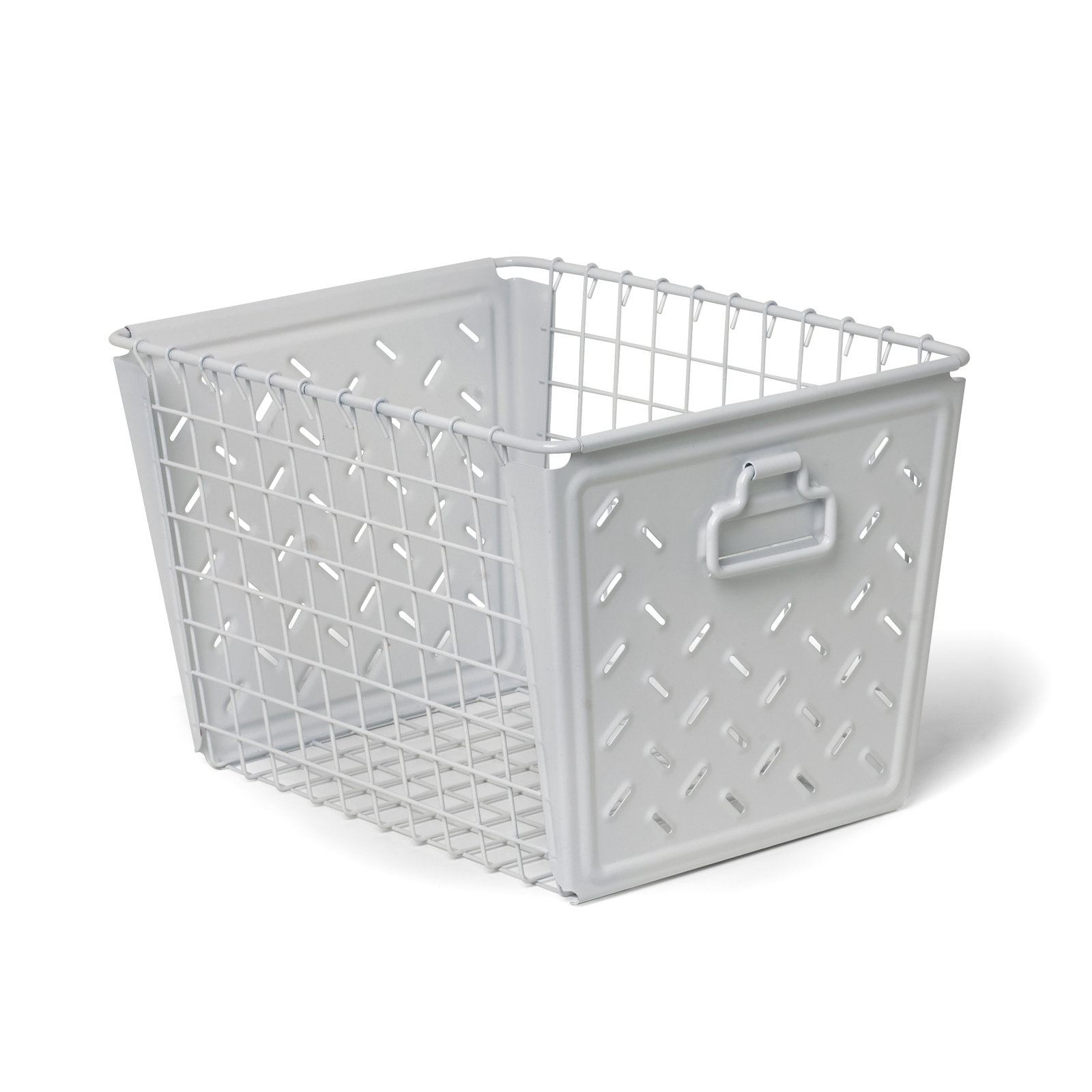 Juliana Decorative Basket, White