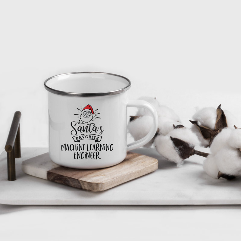 Tasse de camping militaire Yunus Santa's Favorite, Ingénieur en apprentissage machine