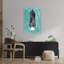 «Underwater Penguin Play Playful Contemporary Bird Penguin Ocean Wildlife», reproduction d'art murale-129717201