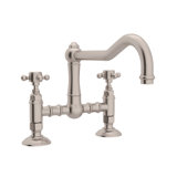 Acqui® Country Kitchen Deck Mount Two Handle Widespread Bridge Faucet