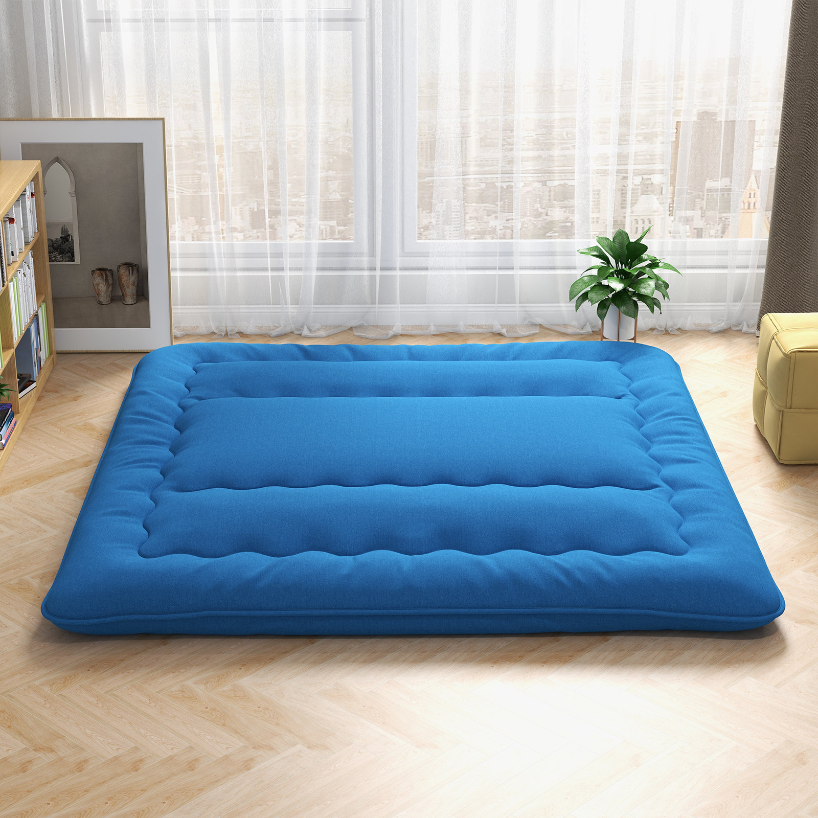 Ebern Designs 4'' Japanese Futon Mattress FutonMattress & Reviews | Wayfair