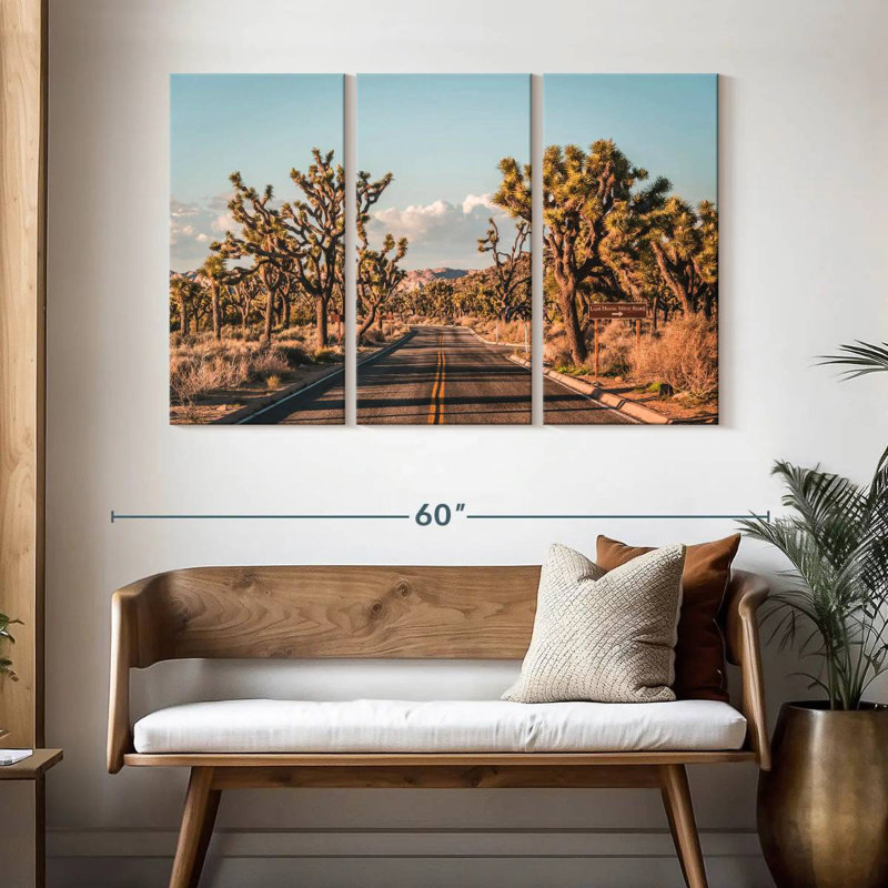 Mehar Cactus Road, 32" H x 50" W