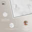 Art mural bohème blanc, art mural blanc, 16 x 24-564721287-564721294