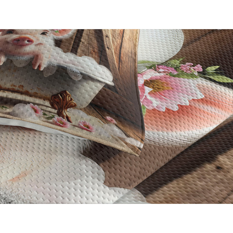 Polyester Coverlet, King Coverlet + 2 Standard Shams