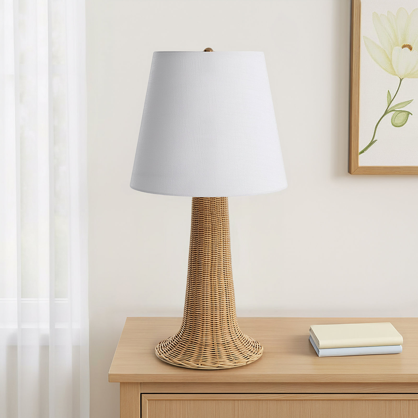 Ulysses Wicker/Rattan Table Lamp
