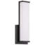 Meuble-lavabo à DEL 3CCT Citi Solo - finition noir mat-130614618