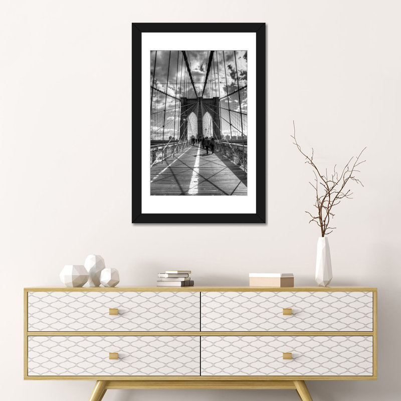 «Brooklyn Bridge II (New York City)» par Christopher Bliss, reproduction de photo sur toile, H 32 po x l 24 po x P 1 po