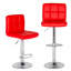 Tabouret de bar pivotant à hauteur réglable avec structure en métal-1115166548-1115289636
