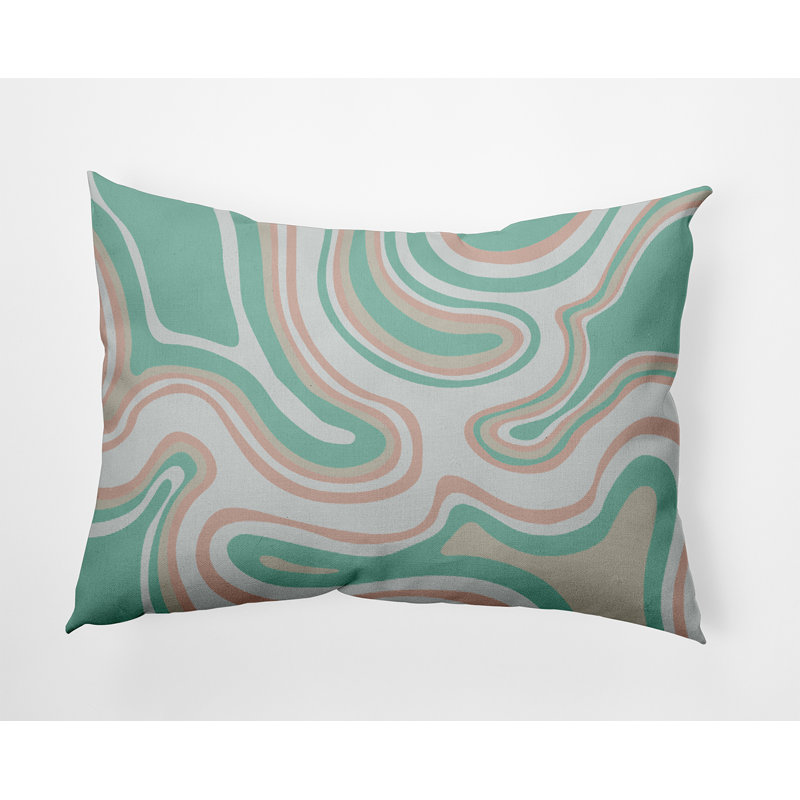 Coussin décoratif Agate O5PGN420GR62, H 14 po x l 20 po, Rectangle