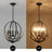 5 - Light 20.47'' Dimmable Rustic Farmhouse Globe Chandelier With Antlers Shade Made of Resin Material-1195906854