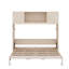 Lit escamotable double avec armoires