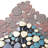 Sliced Porcelain Pebbles / Rocks Wall & Floor Tile-93676211