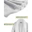 Peignoir mi-mollet en molleton avec poches-1266964981