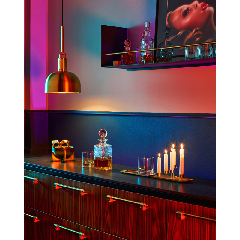 1 - Light Pendant, Brass