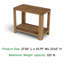 Solid Wood Side Table Set